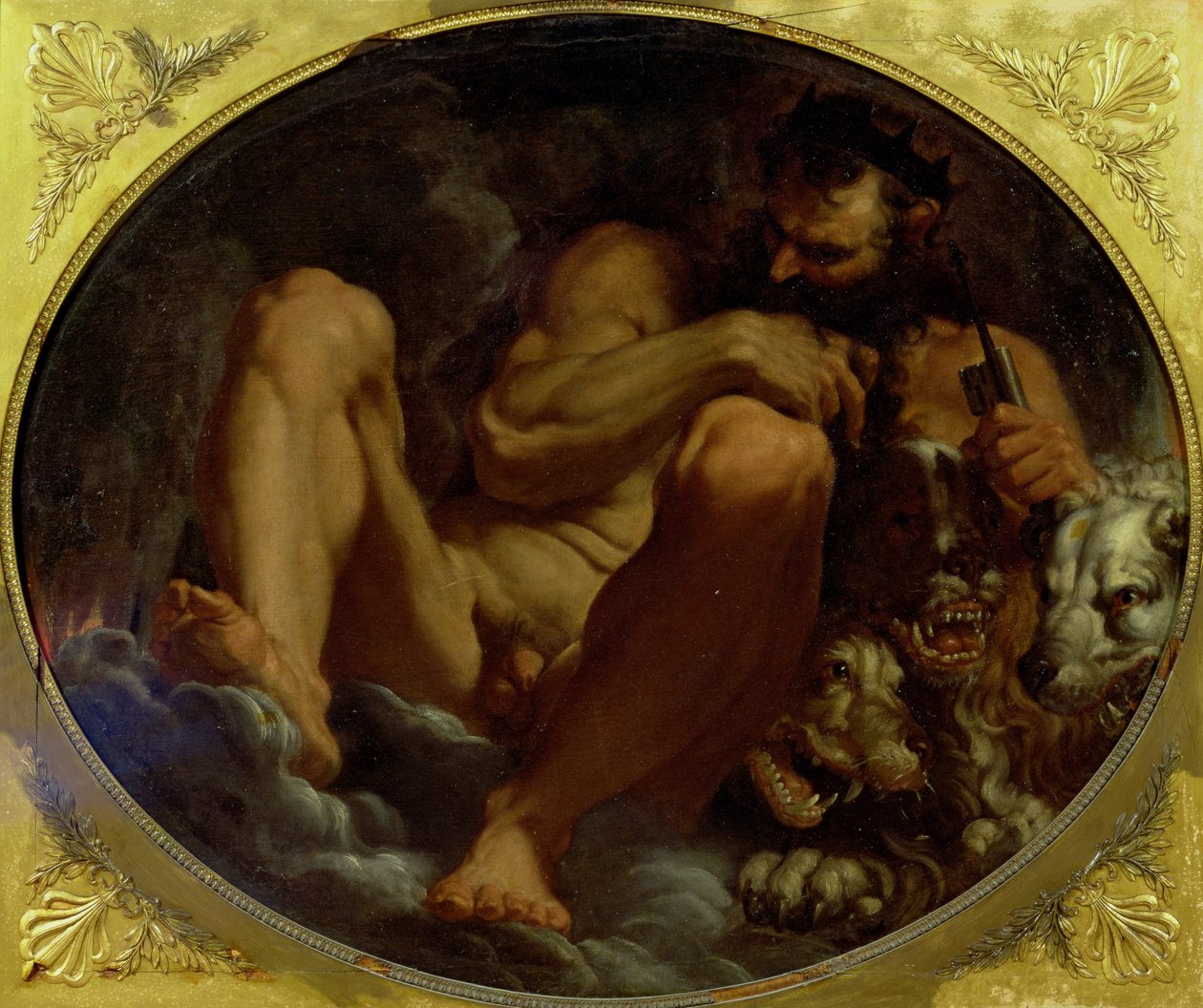 Pluto door Agostino Carracci