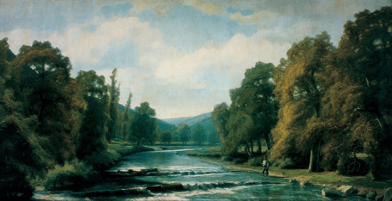 Berglandschap door Agustín de Riancho