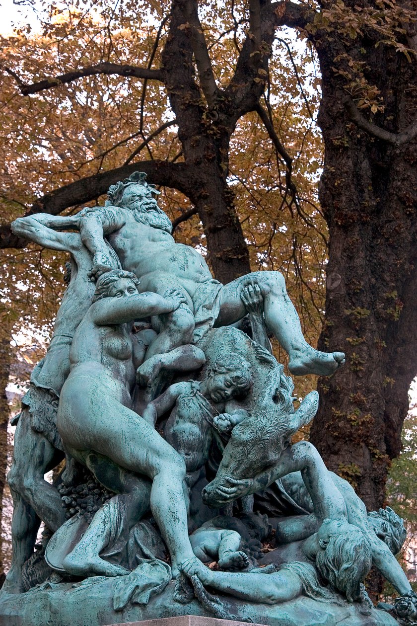De triomf van Silenus door Aime Jules Dalou