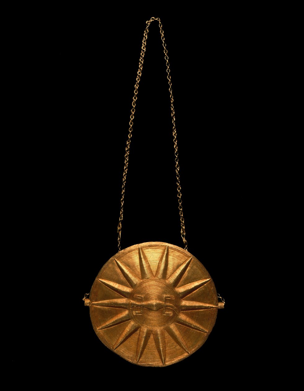 Pectoraal, Ivoorkust, 1900-25 door Akan School