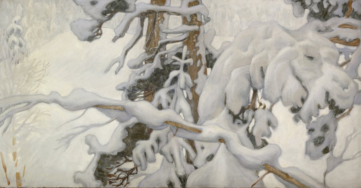 Winter, 1902 door Akseli Gallen Kallela