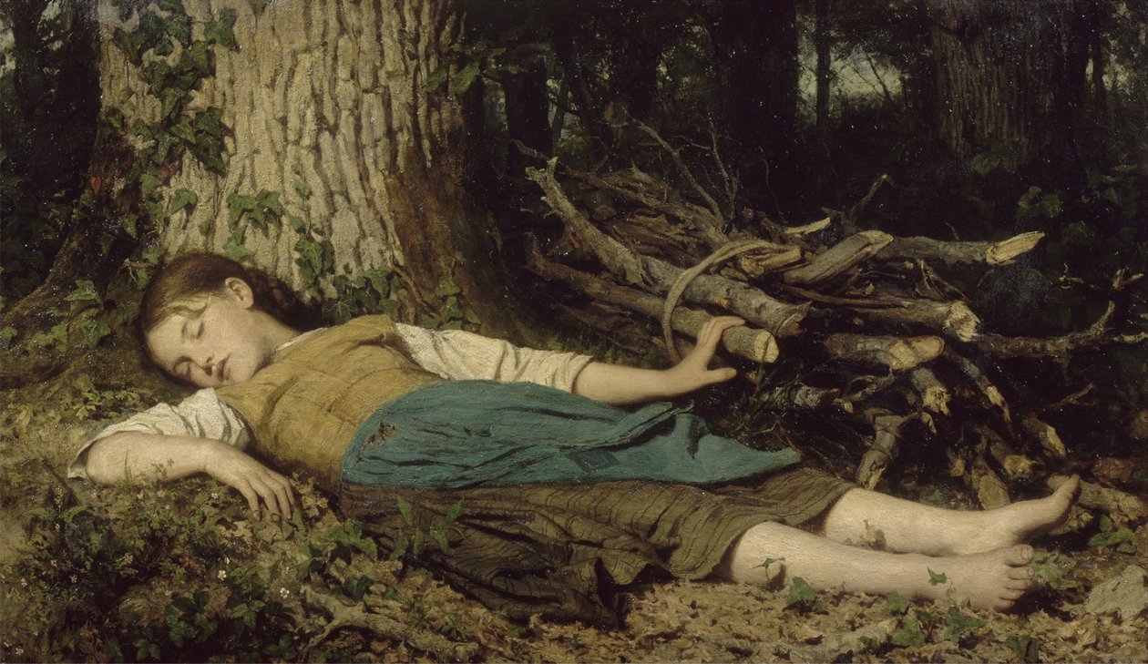 In het bos door Albert Anker