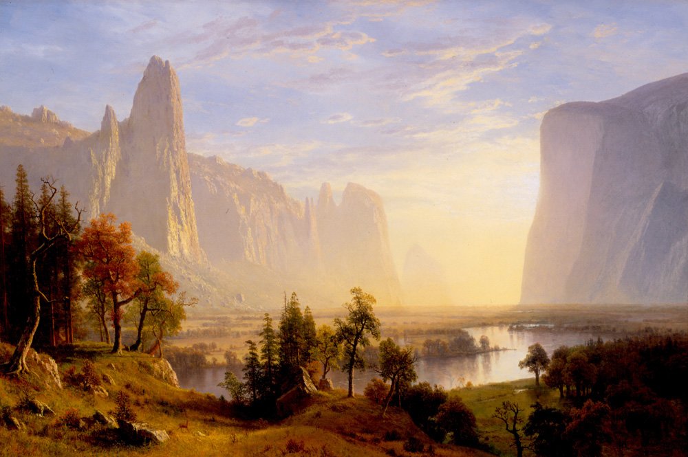 Yosemite Valley door Albert Bierstadt