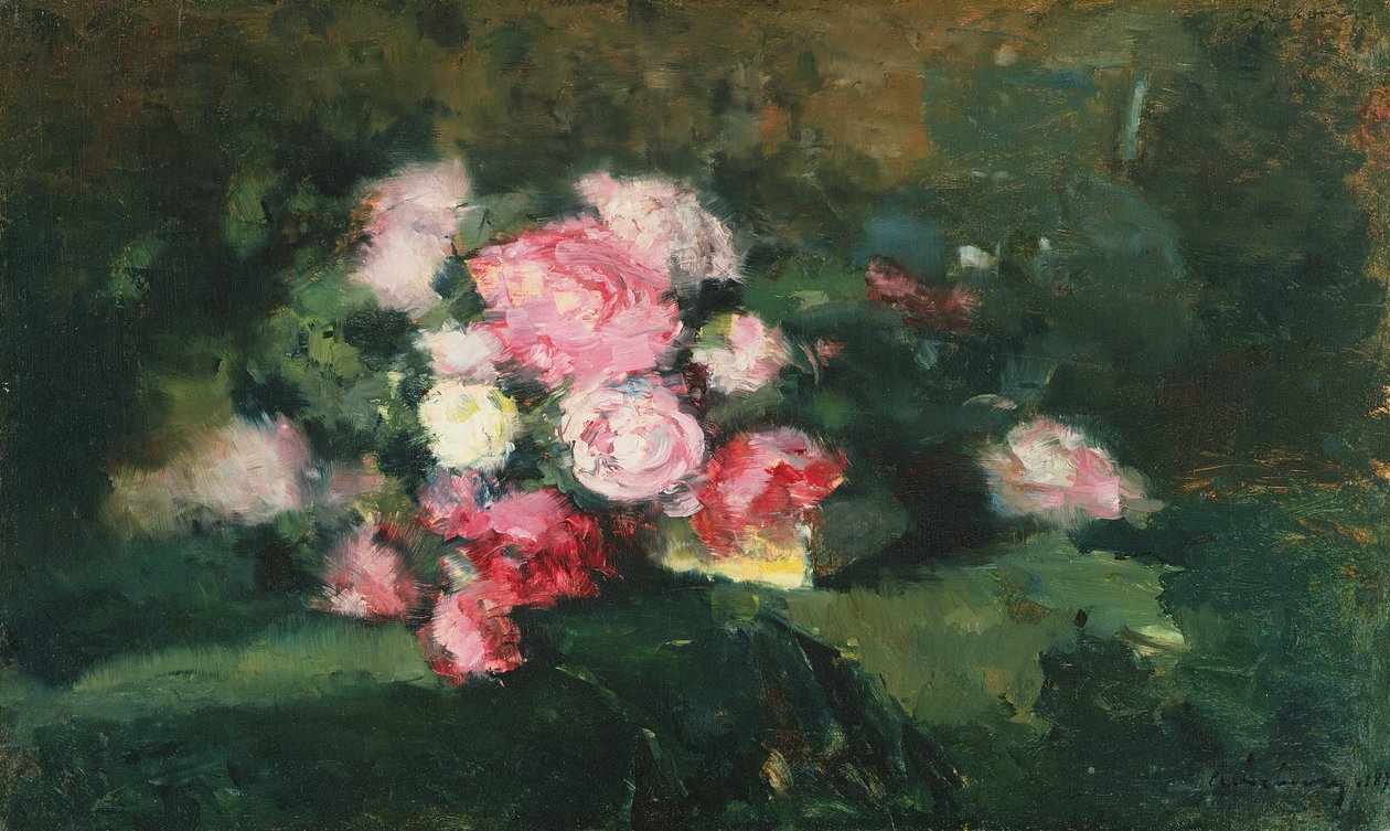 Pioenen, 1875 door Albert Charles Lebourg