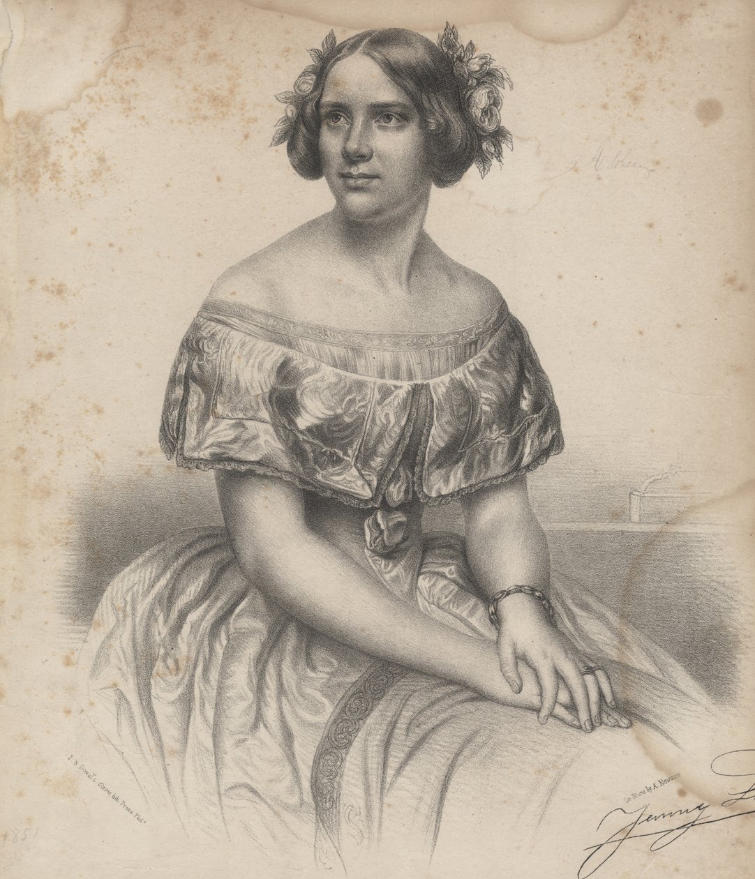 Jenny Lind, van bladmuziek voor 