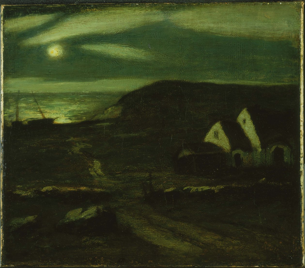 Vissershut door Albert Pinkham Ryder