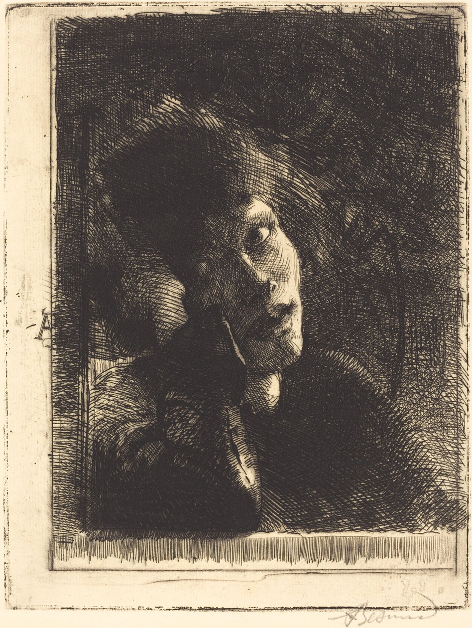 De Leunende Muze door Albert Besnard