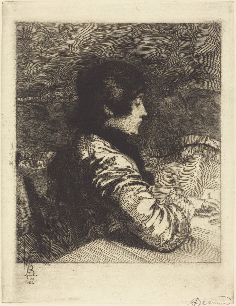 Madame Besnard door Albert Besnard