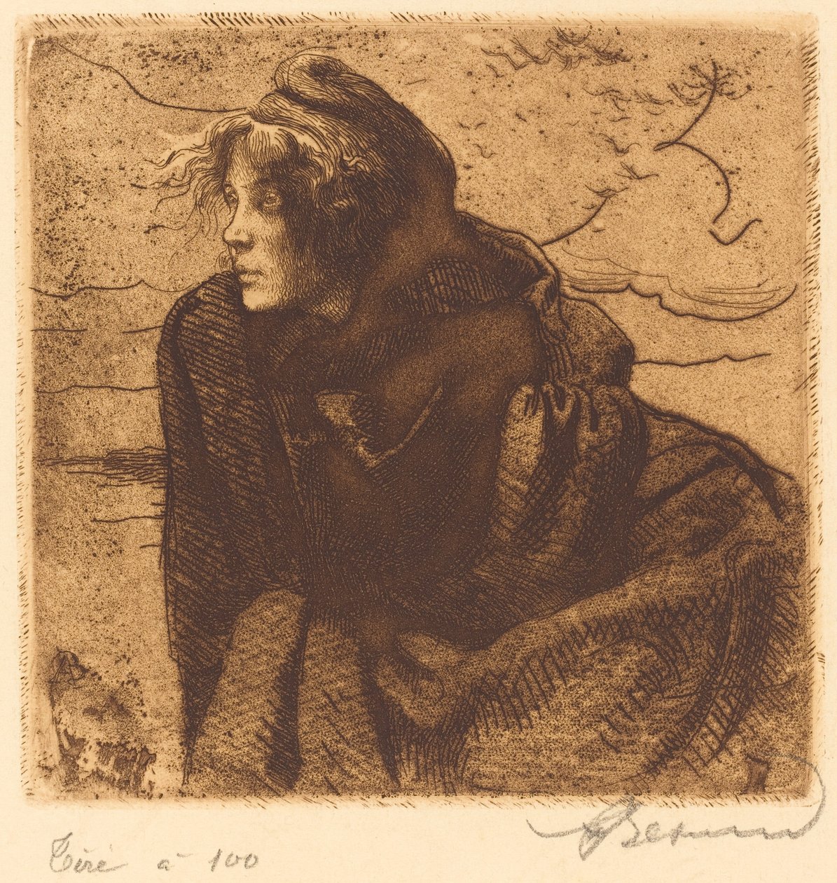 Melancholie door Albert Besnard