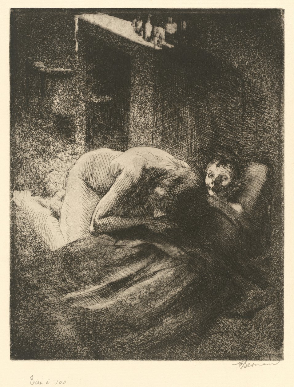 Ellende door Albert Besnard