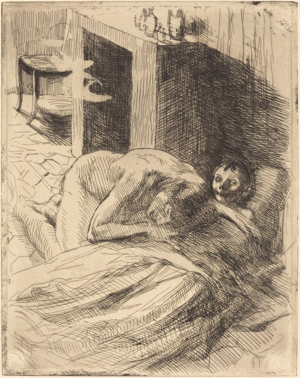 Ellende door Albert Besnard