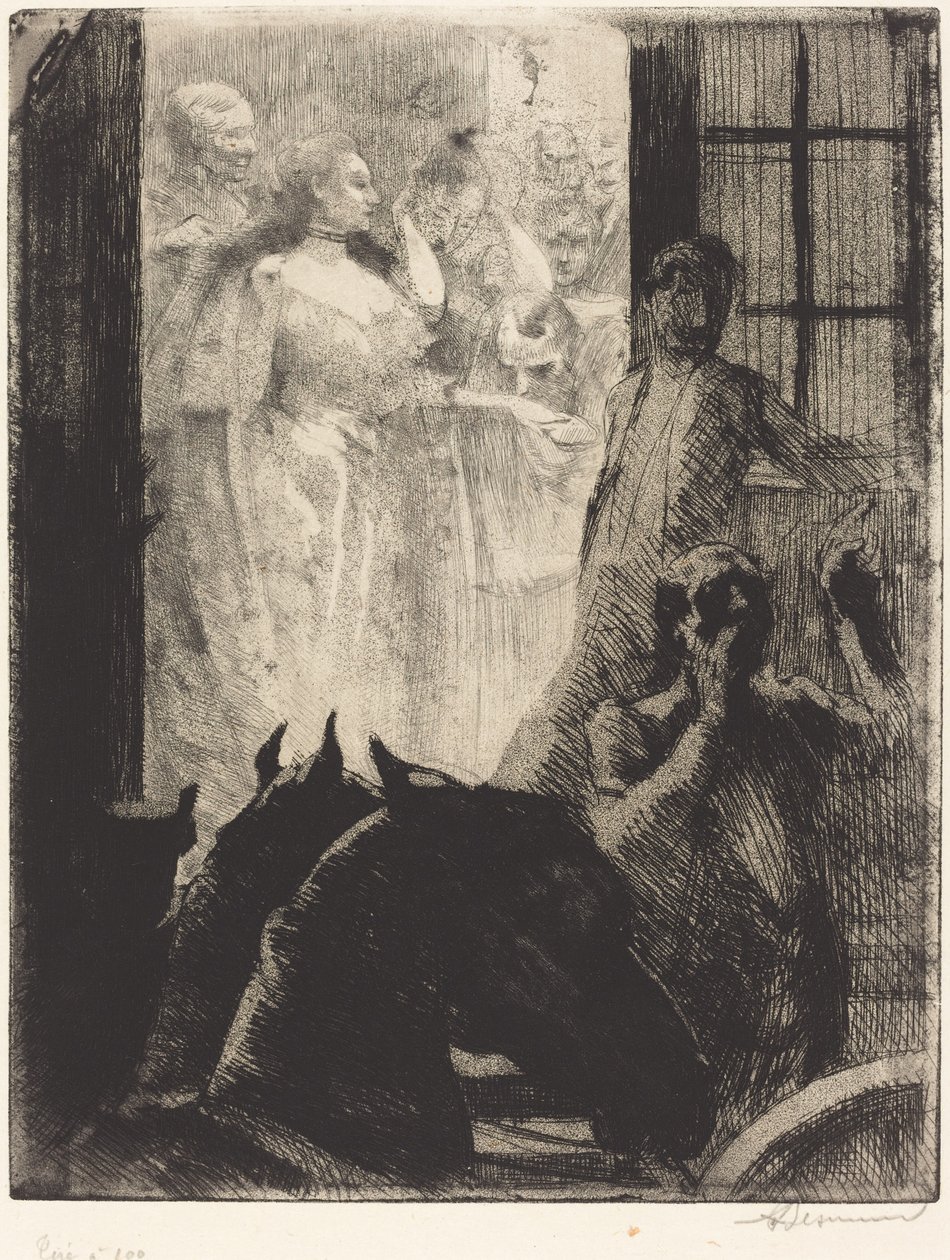 Sociale Triomf (Le Triomphe mondain) door Albert Besnard