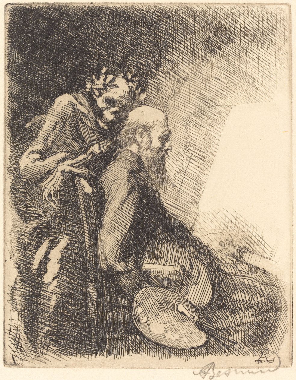 Te Eisend door Albert Besnard