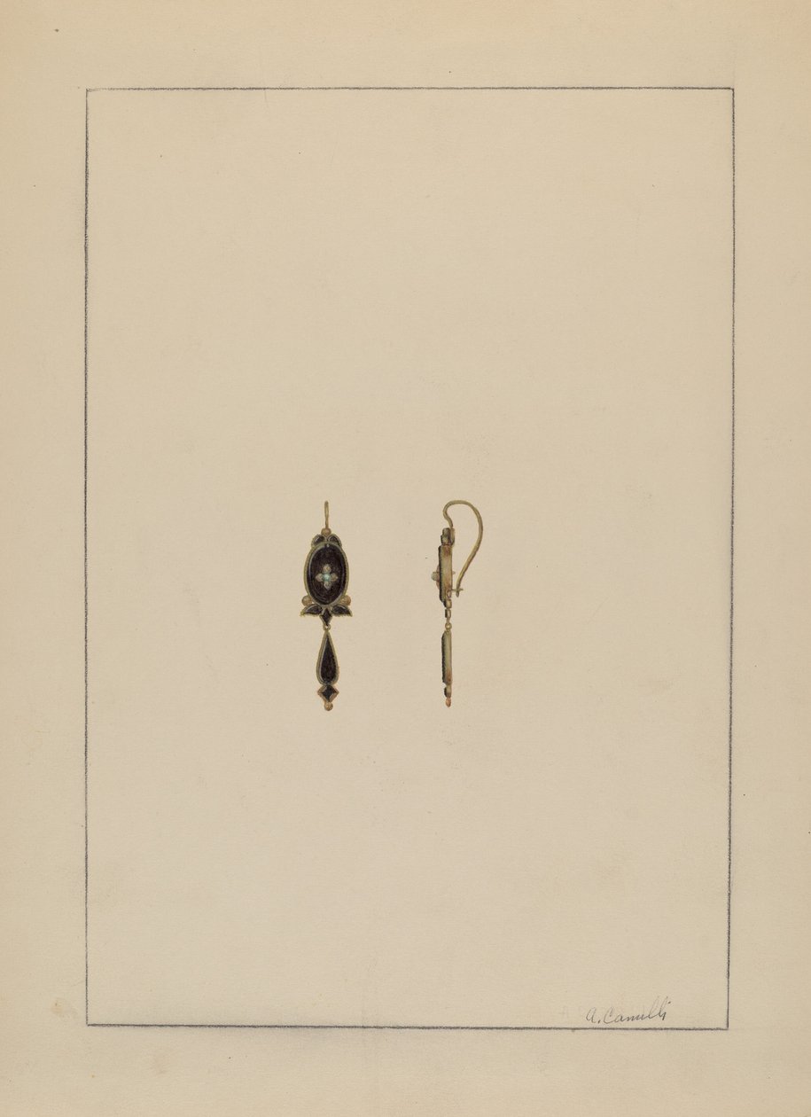 Oorbellen door Albert Camilli