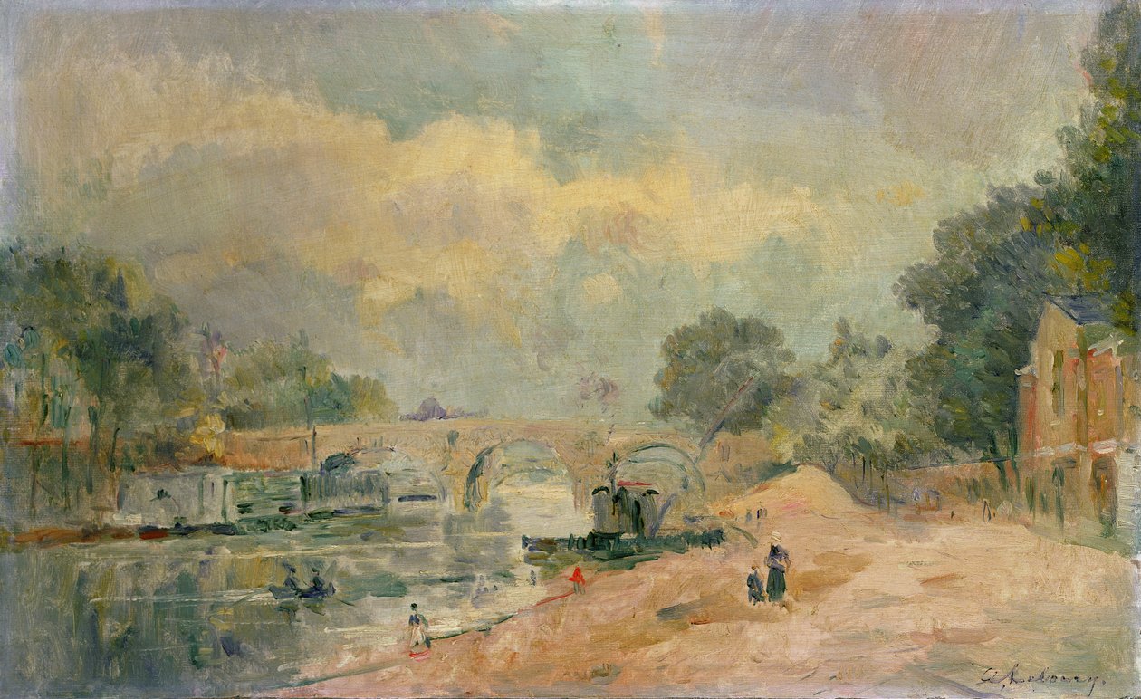 De Pont Marie door Albert Charles Lebourg