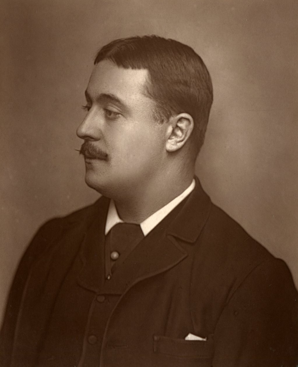 Mons Marius, Franse acteur, 1888 door Albert Deneulain