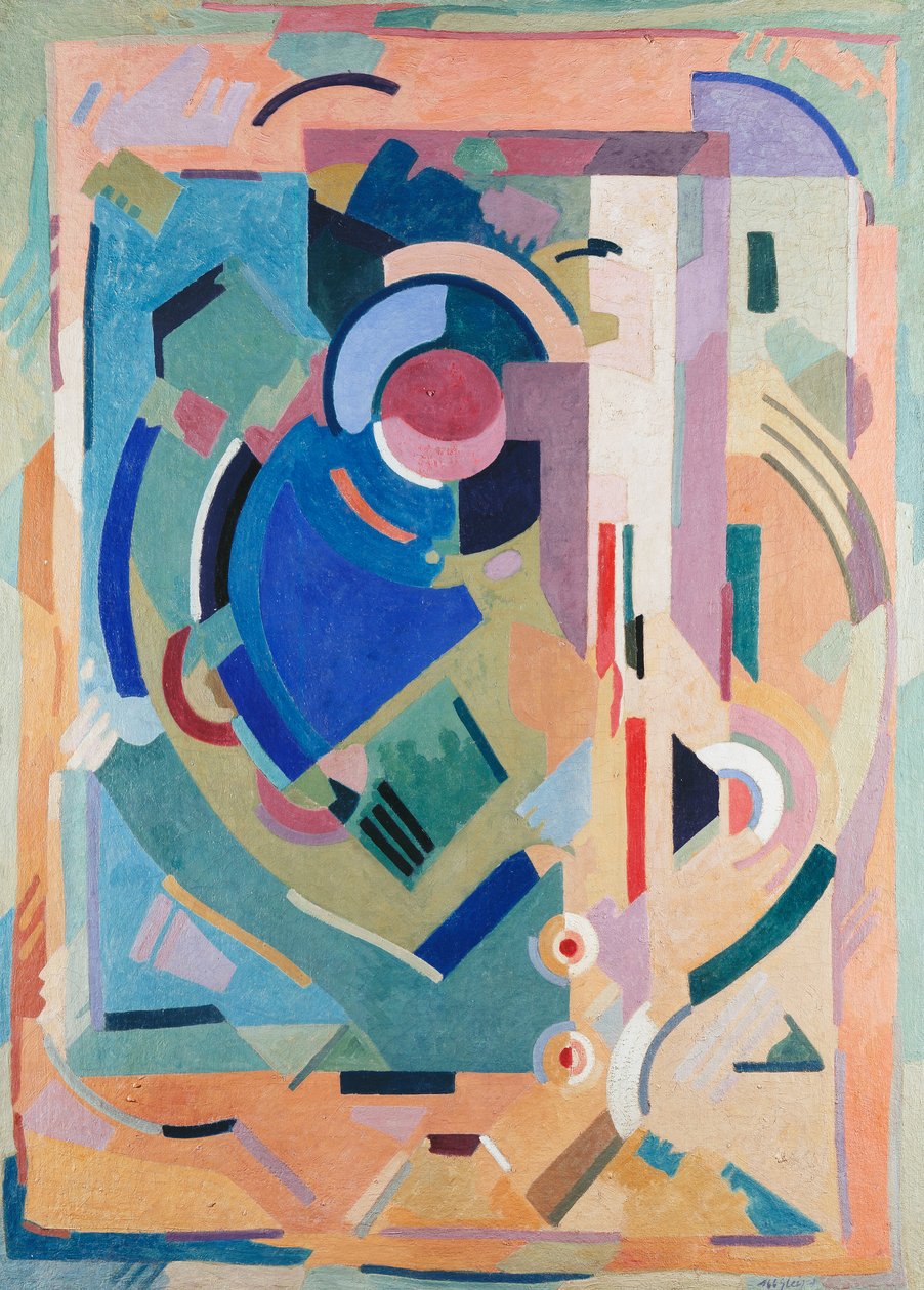 Abstracte compositie; compositie abstraite door Albert Gleizes