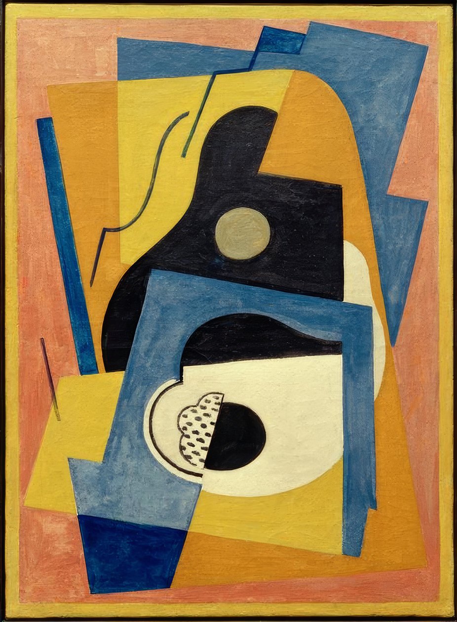 Compositie met gitaar door Albert Gleizes