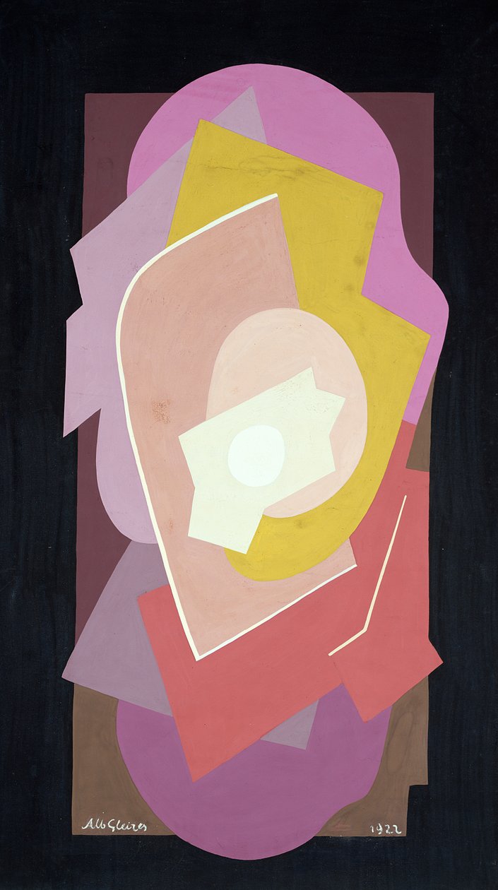 Kubistische compositie door Albert Gleizes
