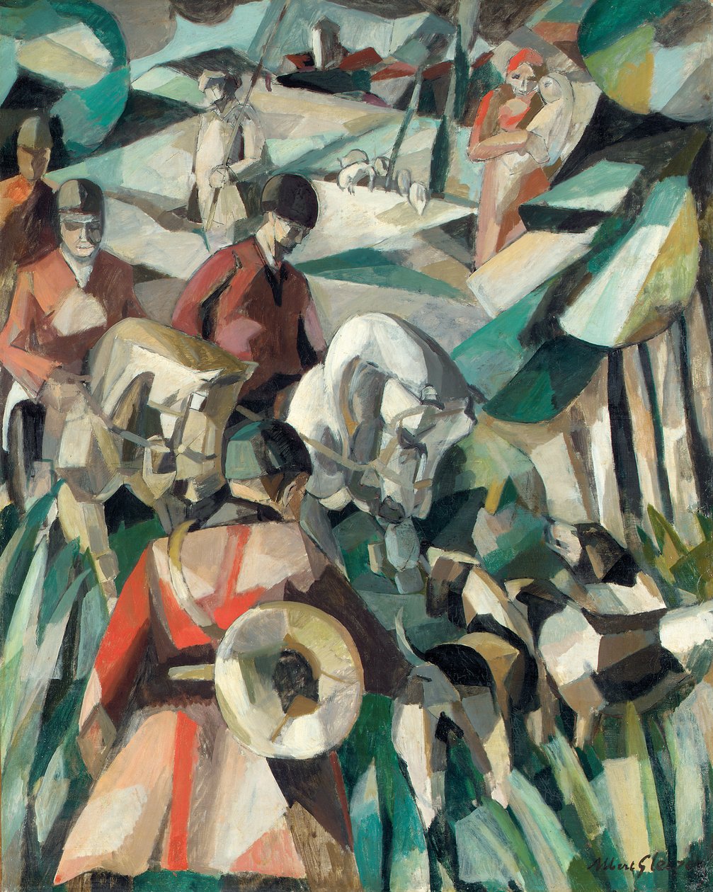 De jacht door Albert Gleizes