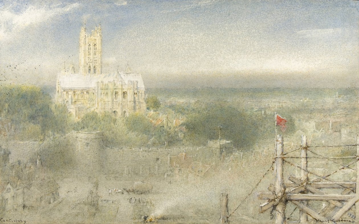 Canterbury door Albert Goodwin