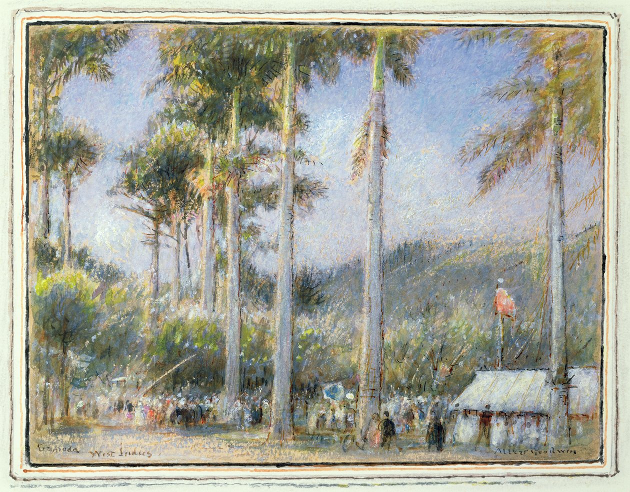 Grenada, West-Indië door Albert Goodwin