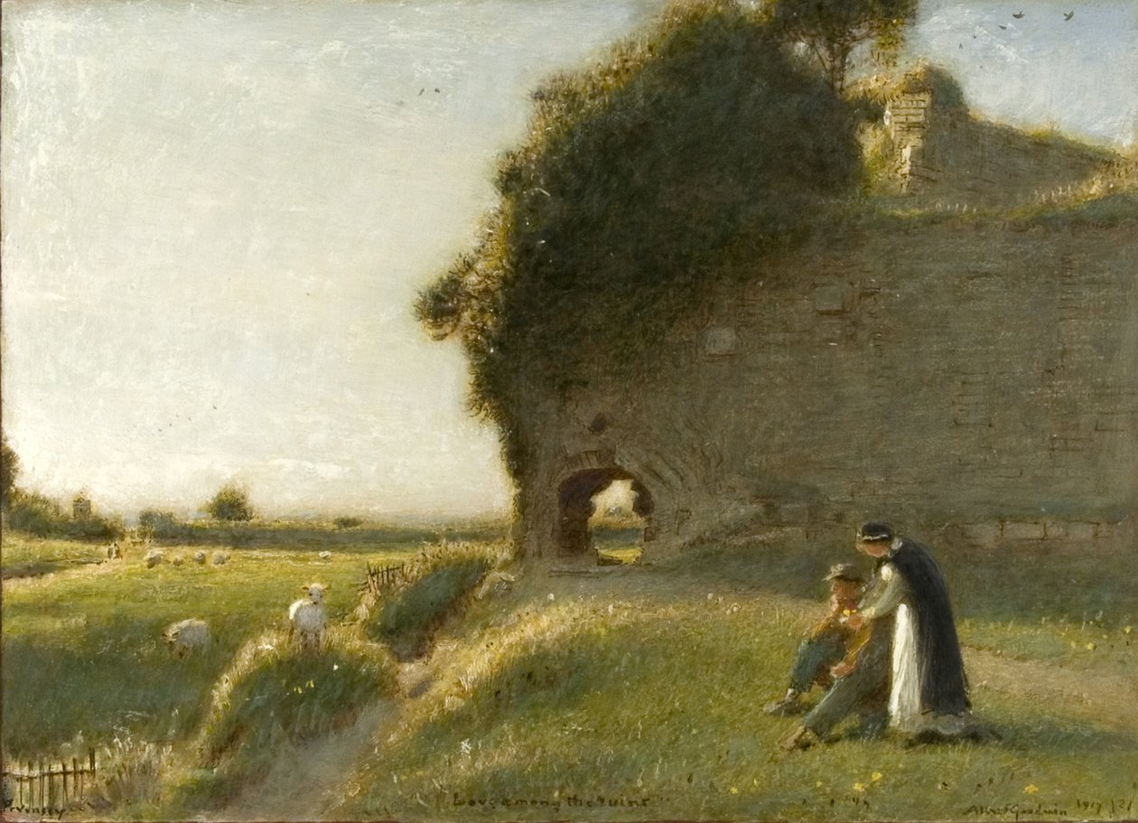 Liefde Tussen de Ruïnes, Pevensey door Albert Goodwin