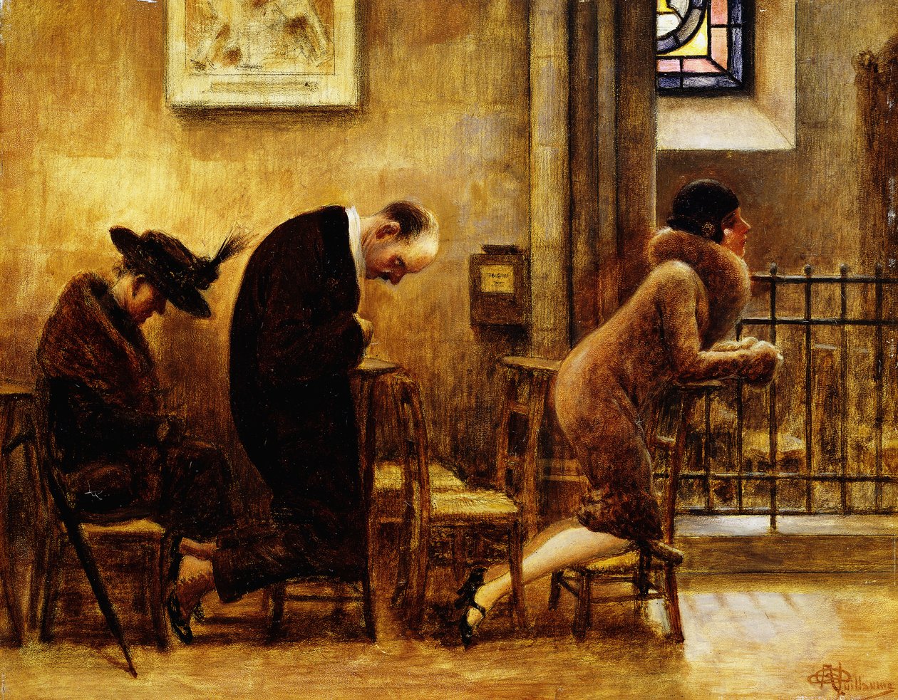 Contemplatie door Albert Guillaume