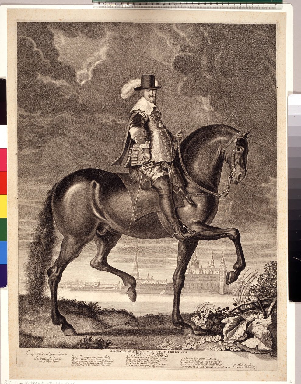 Christian IV te paard door Albert Haelwegh