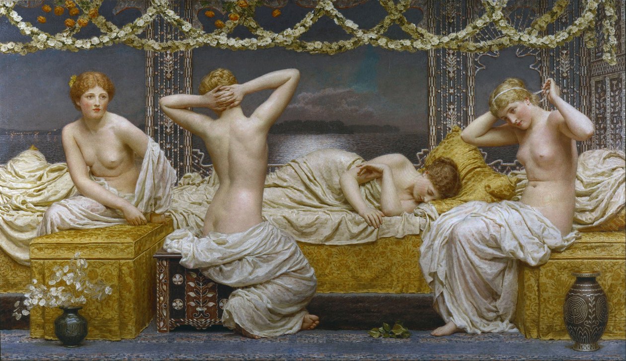 Een zomernacht door Albert Joseph Moore