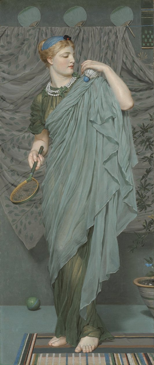 Battledore door Albert Joseph Moore