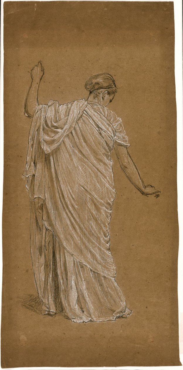 Studie voor "Een Tuin" door Albert Joseph Moore