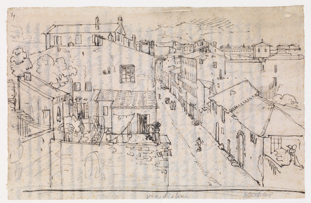 Rome, via Sistina door Albert Küchler