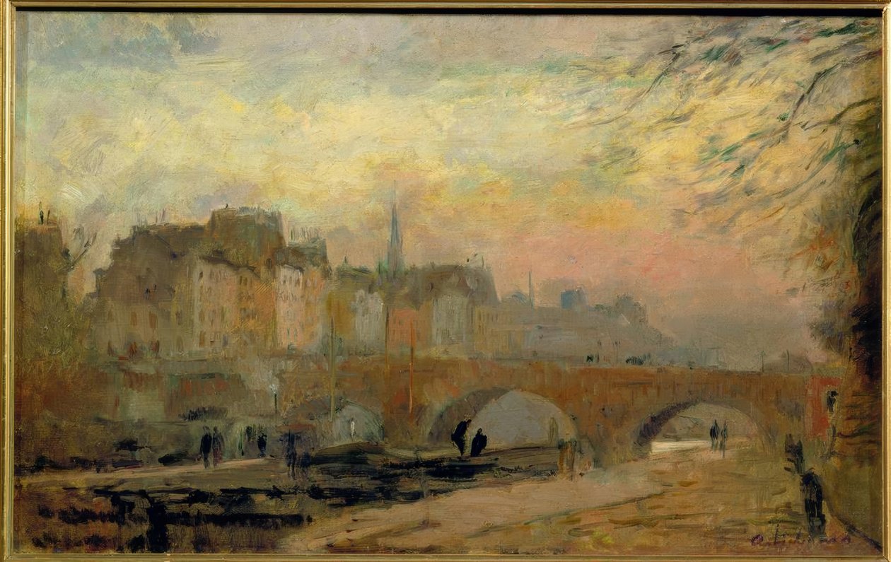 Quai de Paris door Albert Lebourg