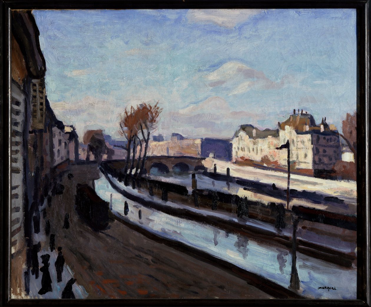 Parijs, de Quai des Grands-Augustins door Albert Marquet