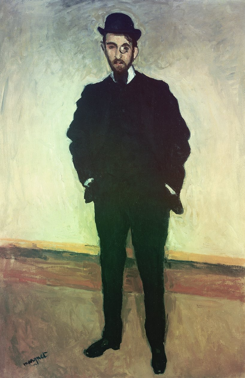 Portret van Andre Rouveyre door Albert Marquet