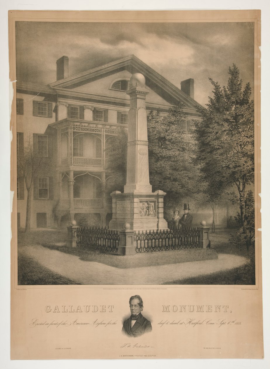 Gallaudet Monument door Albert Newsam