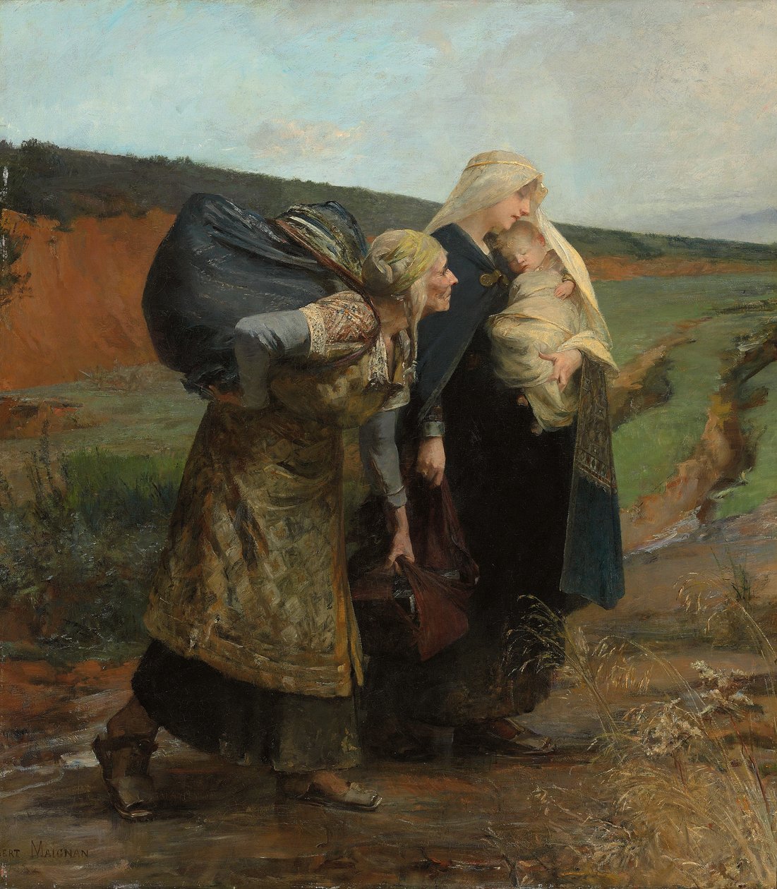 La Repudiee door Albert Pierre Rene Maignan