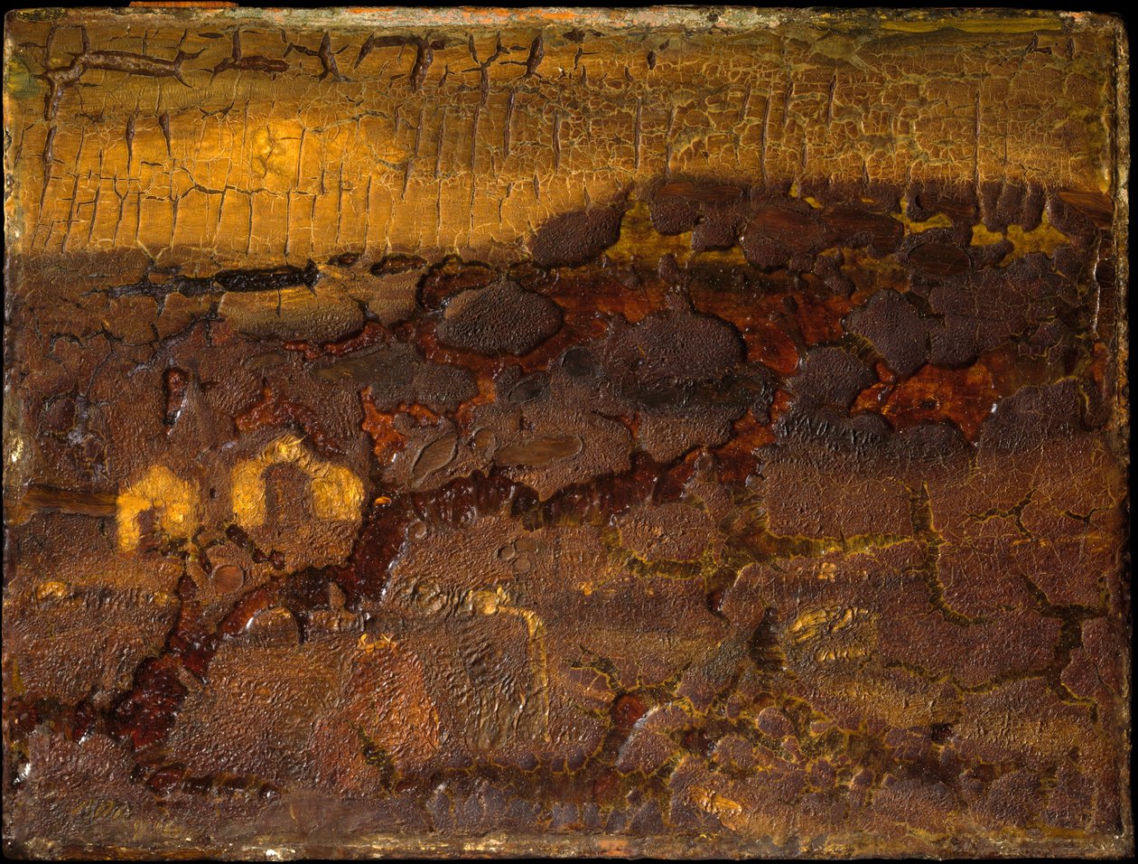 Avondklok, voor 1882 door Albert Pinkham Ryder
