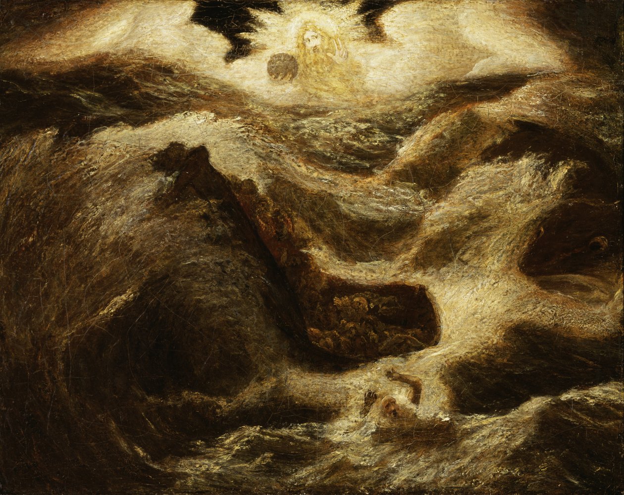 Jona, ca. 1885-1895 door Albert Pinkham Ryder