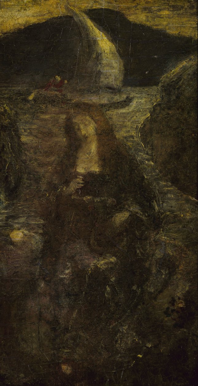 Voorbijgaand lied door Albert Pinkham Ryder