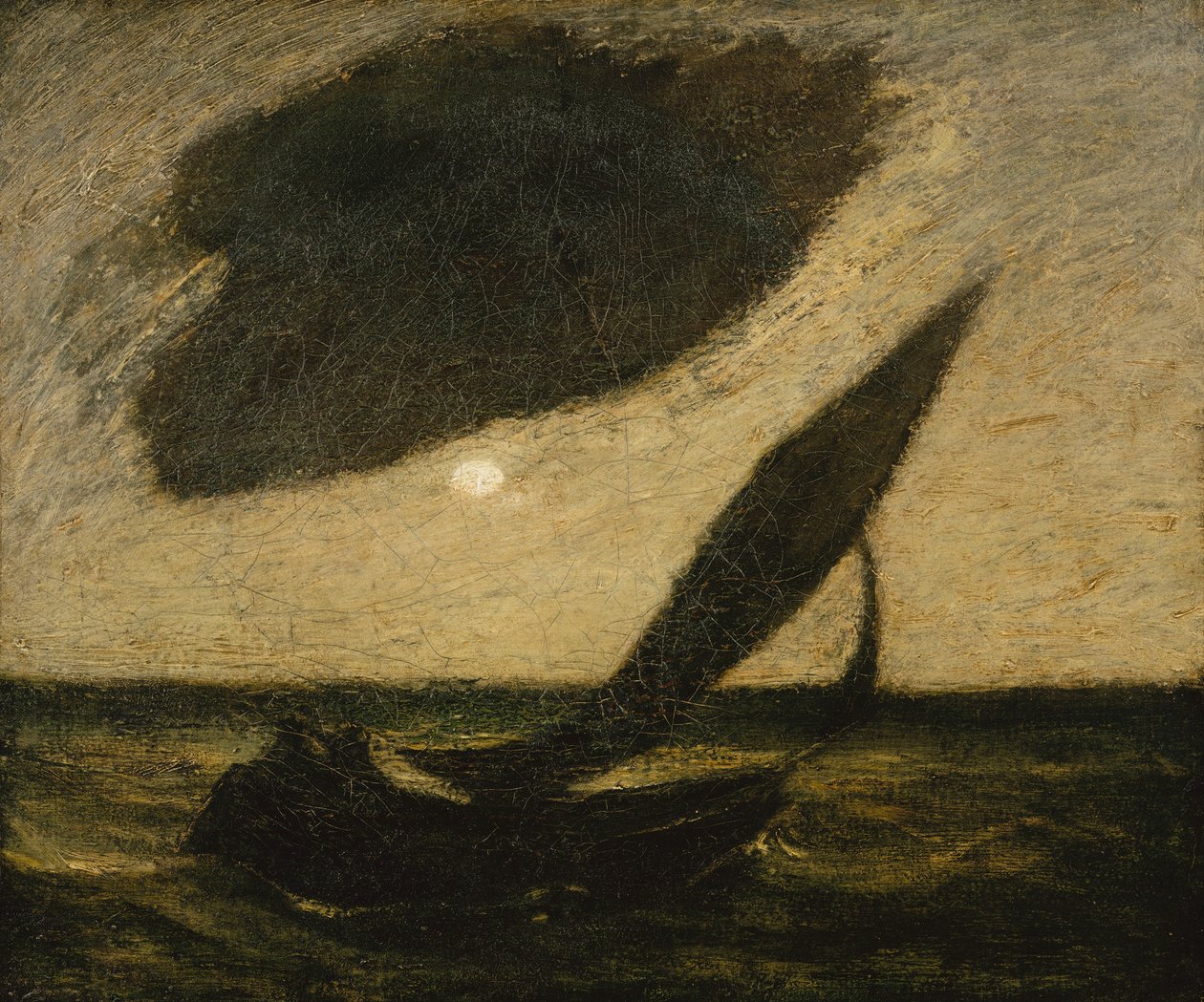 Onder een Wolk, ca. 1900 door Albert Pinkham Ryder