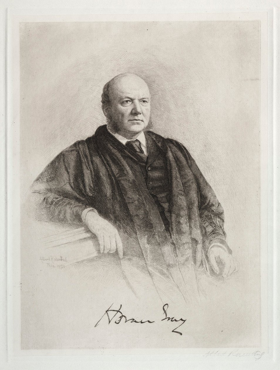 Horace Gray, 1890 door Albert Rosenthal
