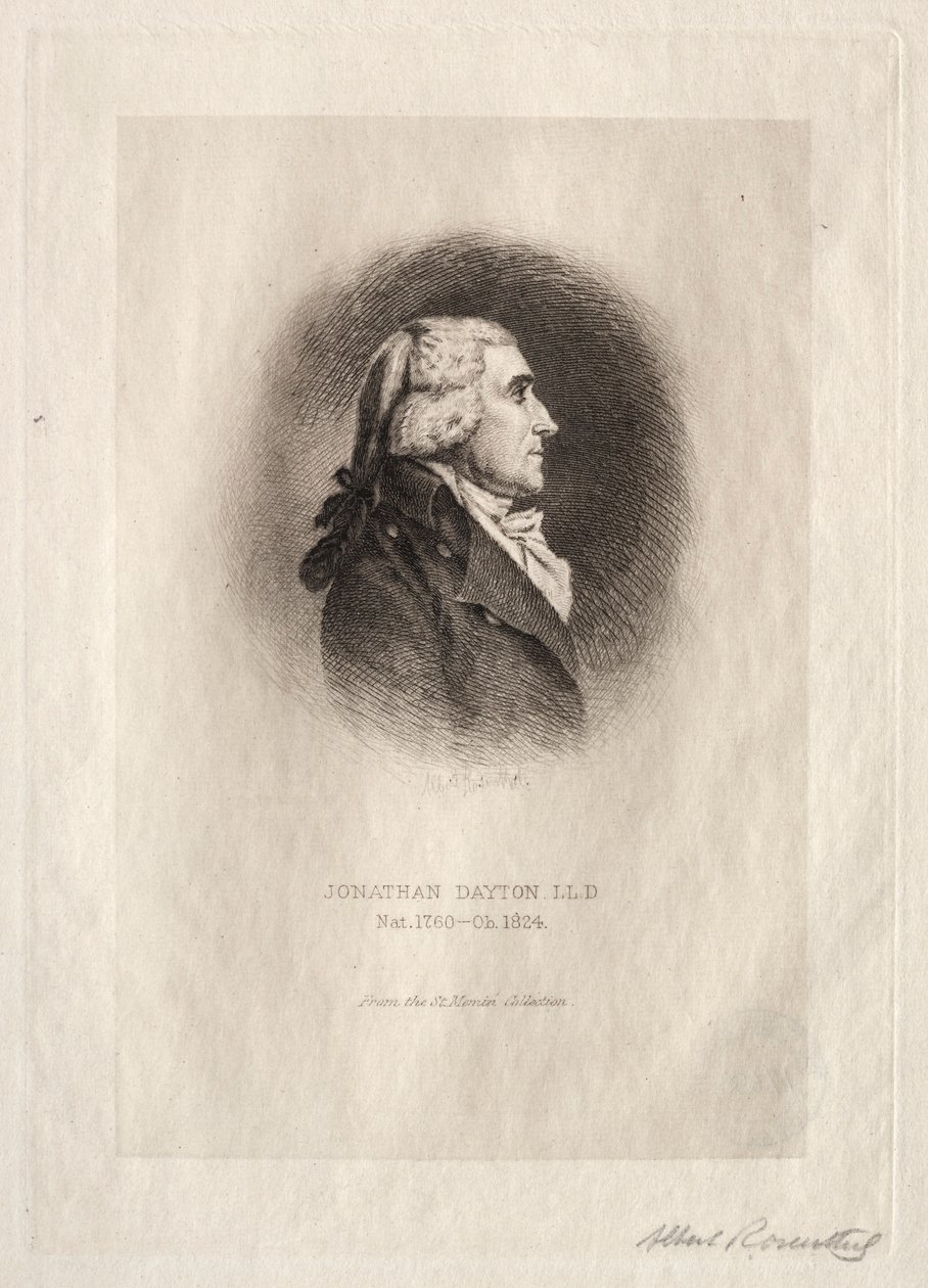 Jonathan Dayton door Albert Rosenthal