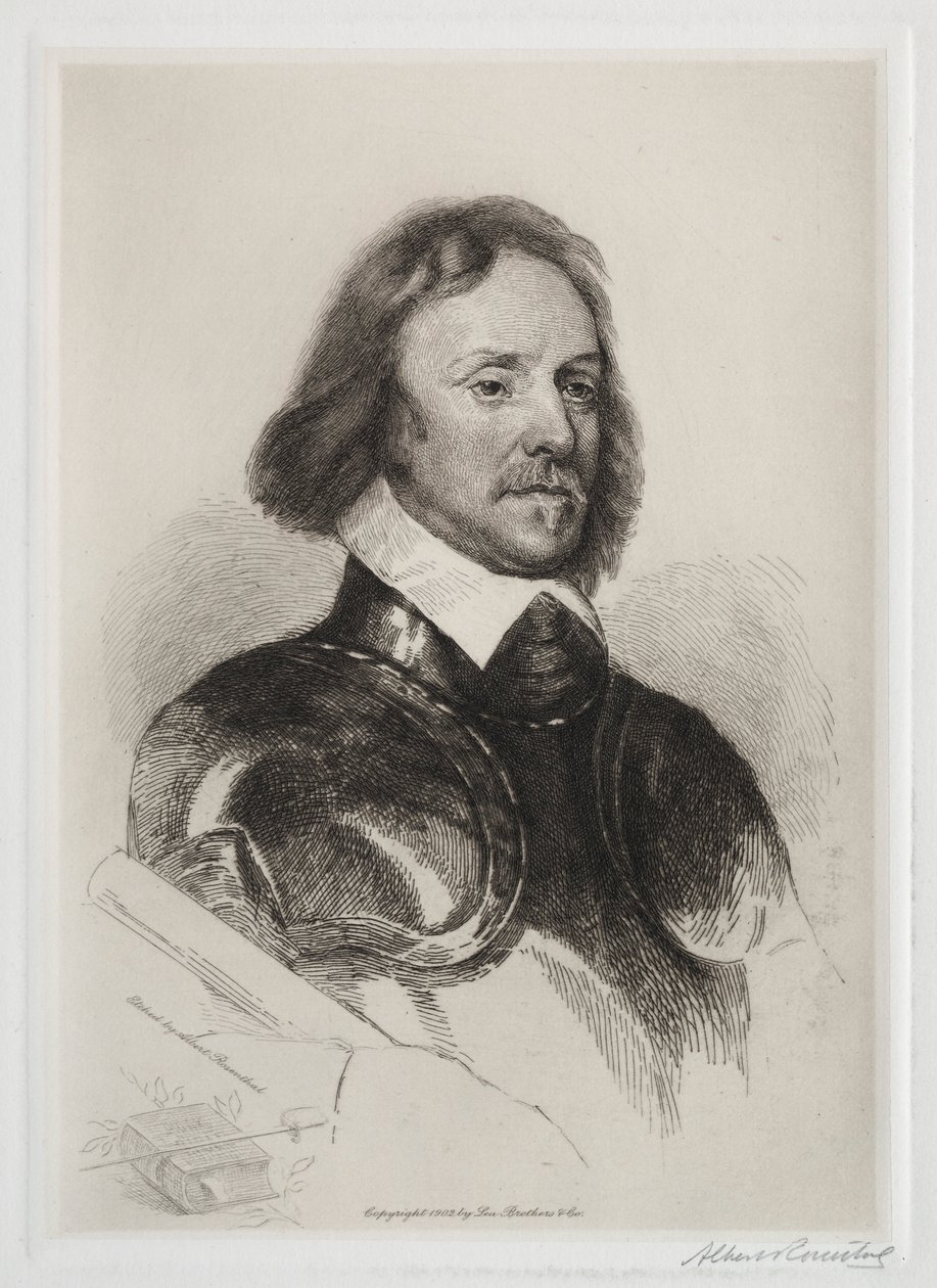 Oliver Cromwell door Albert Rosenthal