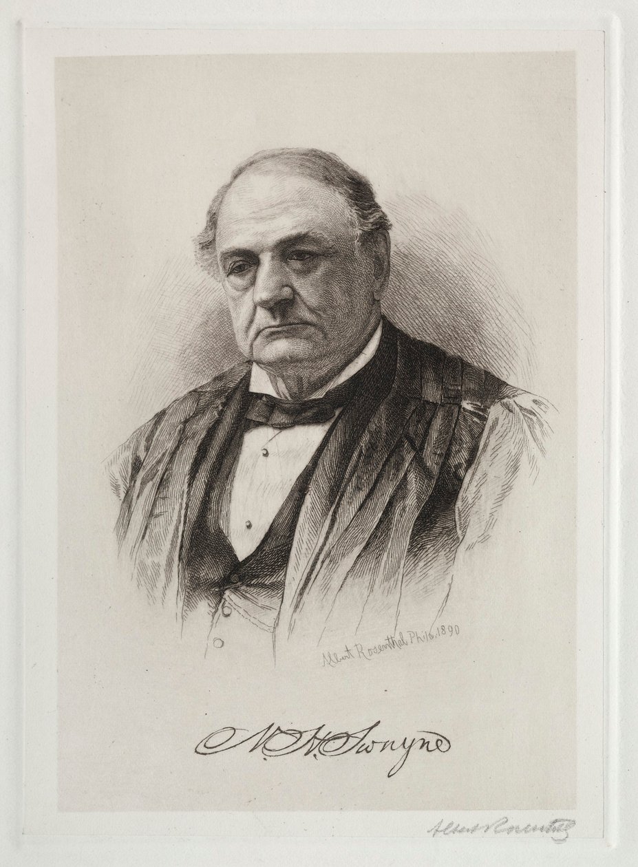 W. H. Swayne, 1890 door Albert Rosenthal