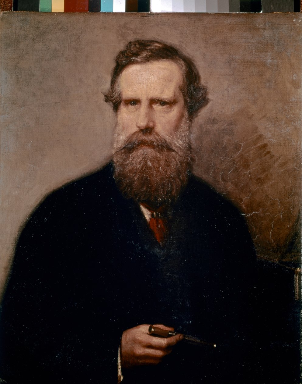 Portret van Sir William Crookes door Albert Snr. Ludovici
