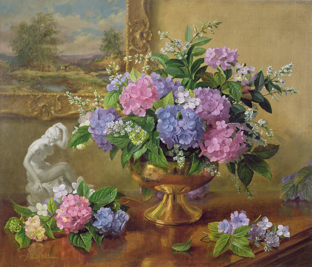 Stilleven van hortensia