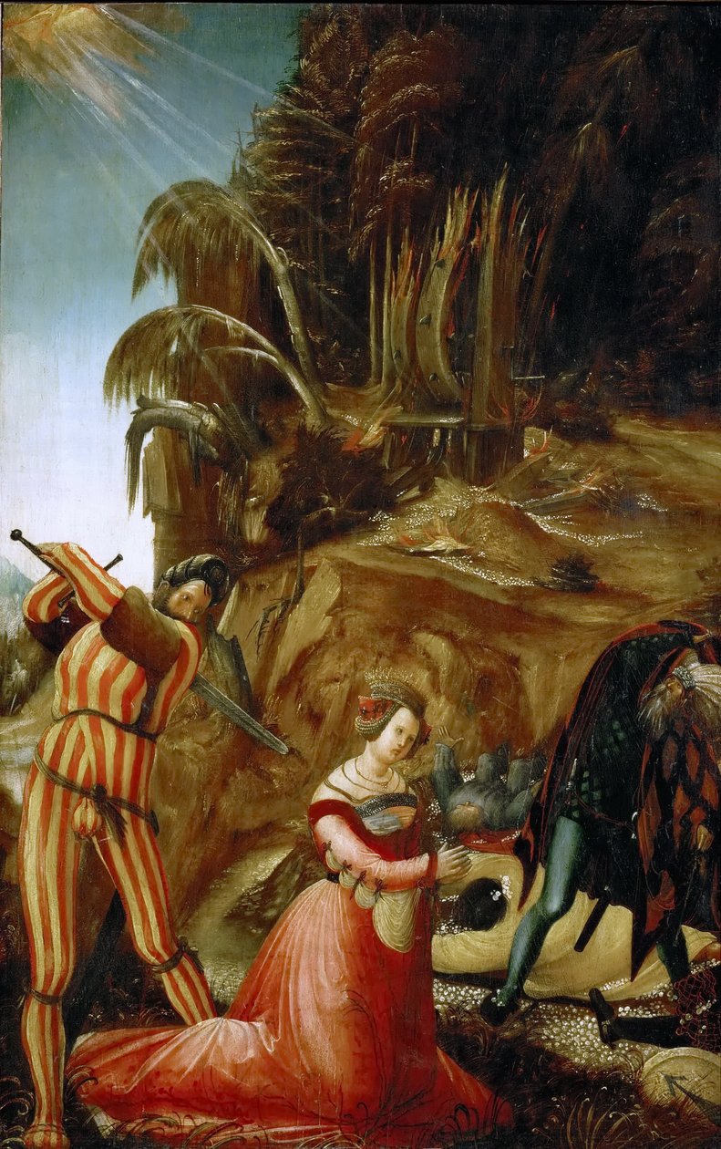 Onthoofding van de Heilige Catharina door Albrecht Altdorfer