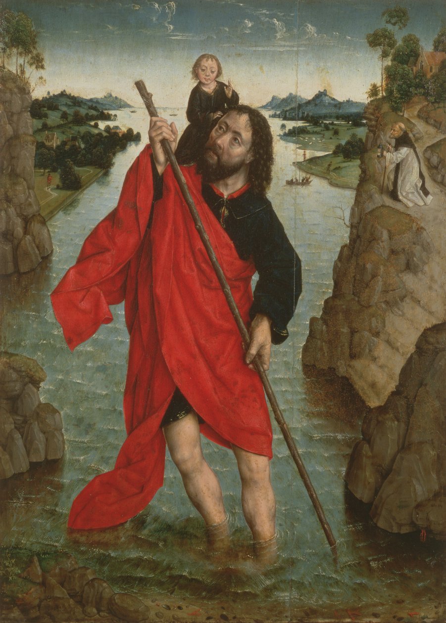 Sint-Christoffel door Albrecht Bouts